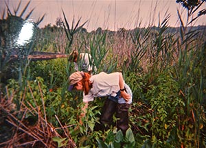 Audra in the field