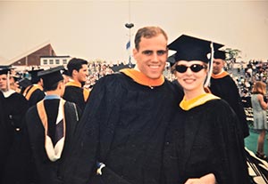 Audra and Mark at Villanova Graduation